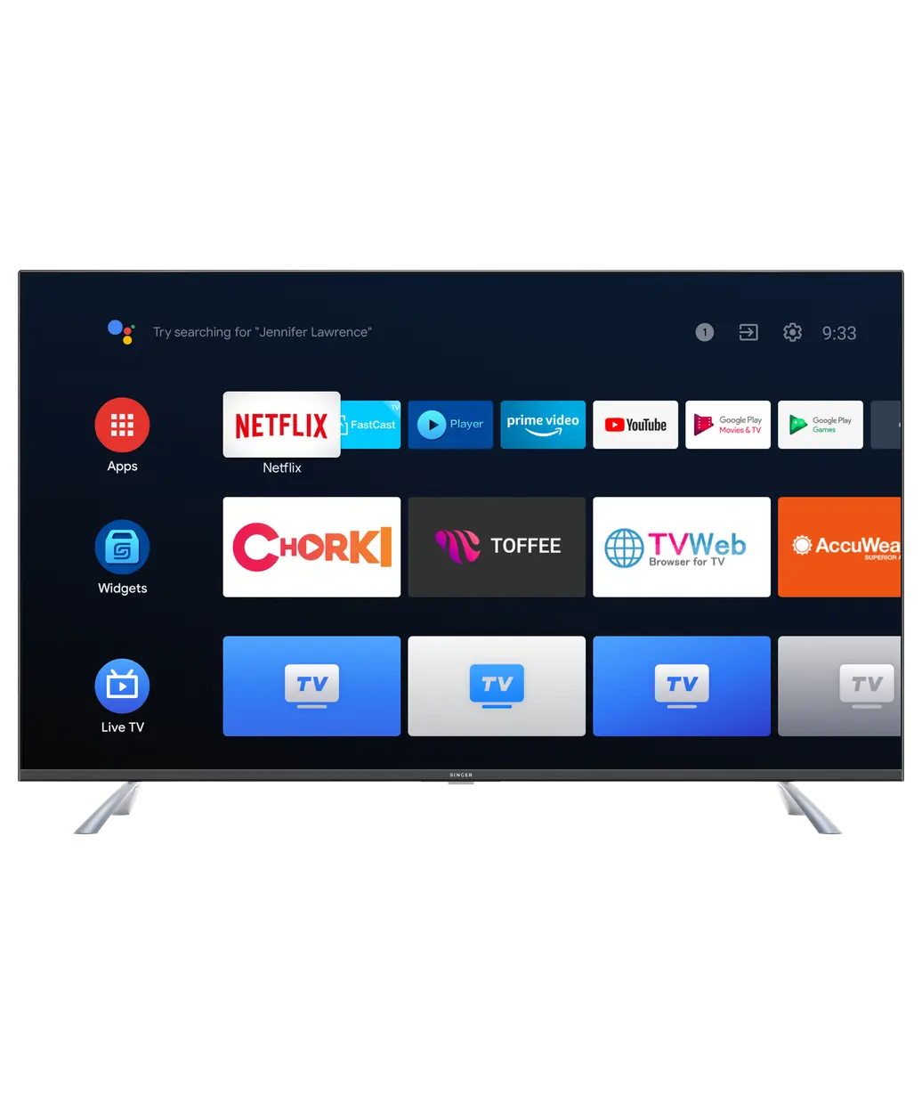 Singer Primax 4K Android TV | SLE55U5000GOTV