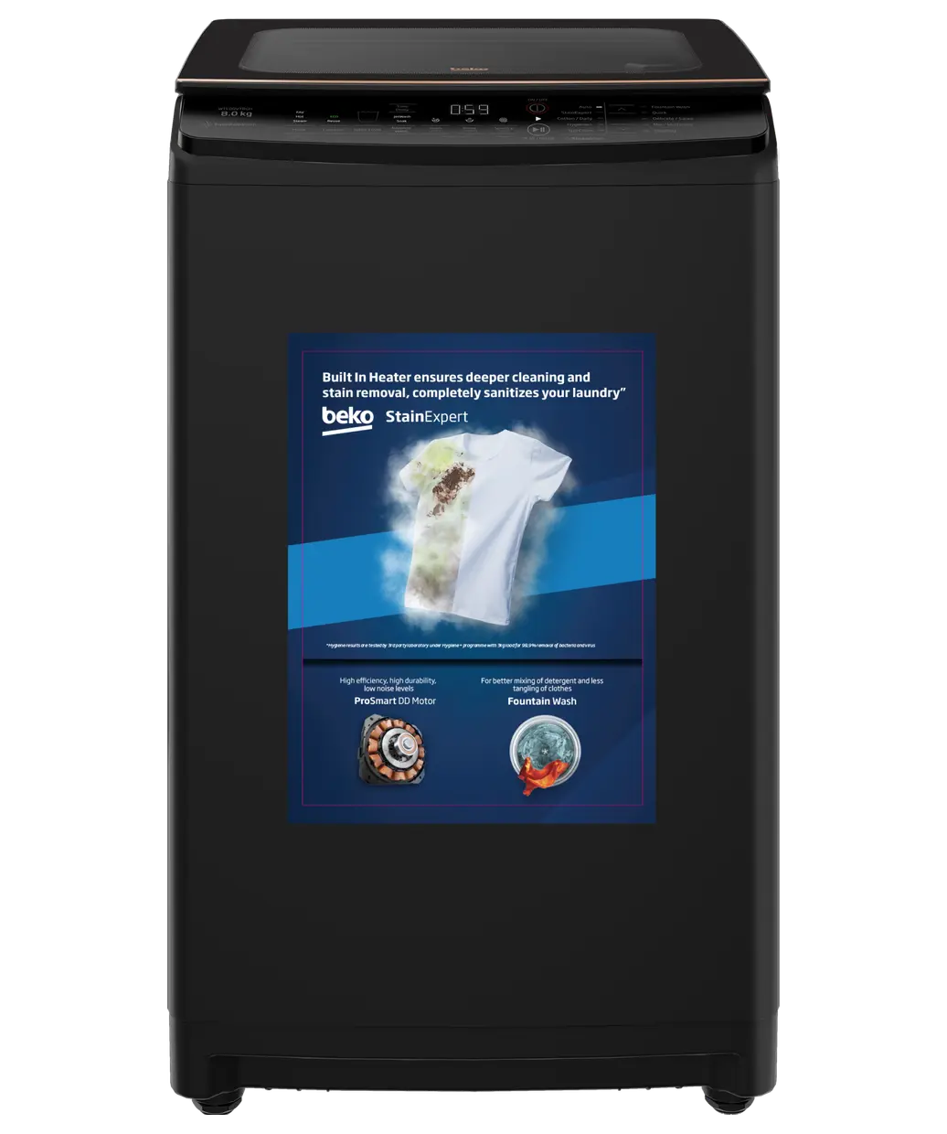 Beko Top Load Washing Machine | WTL80IH12PB