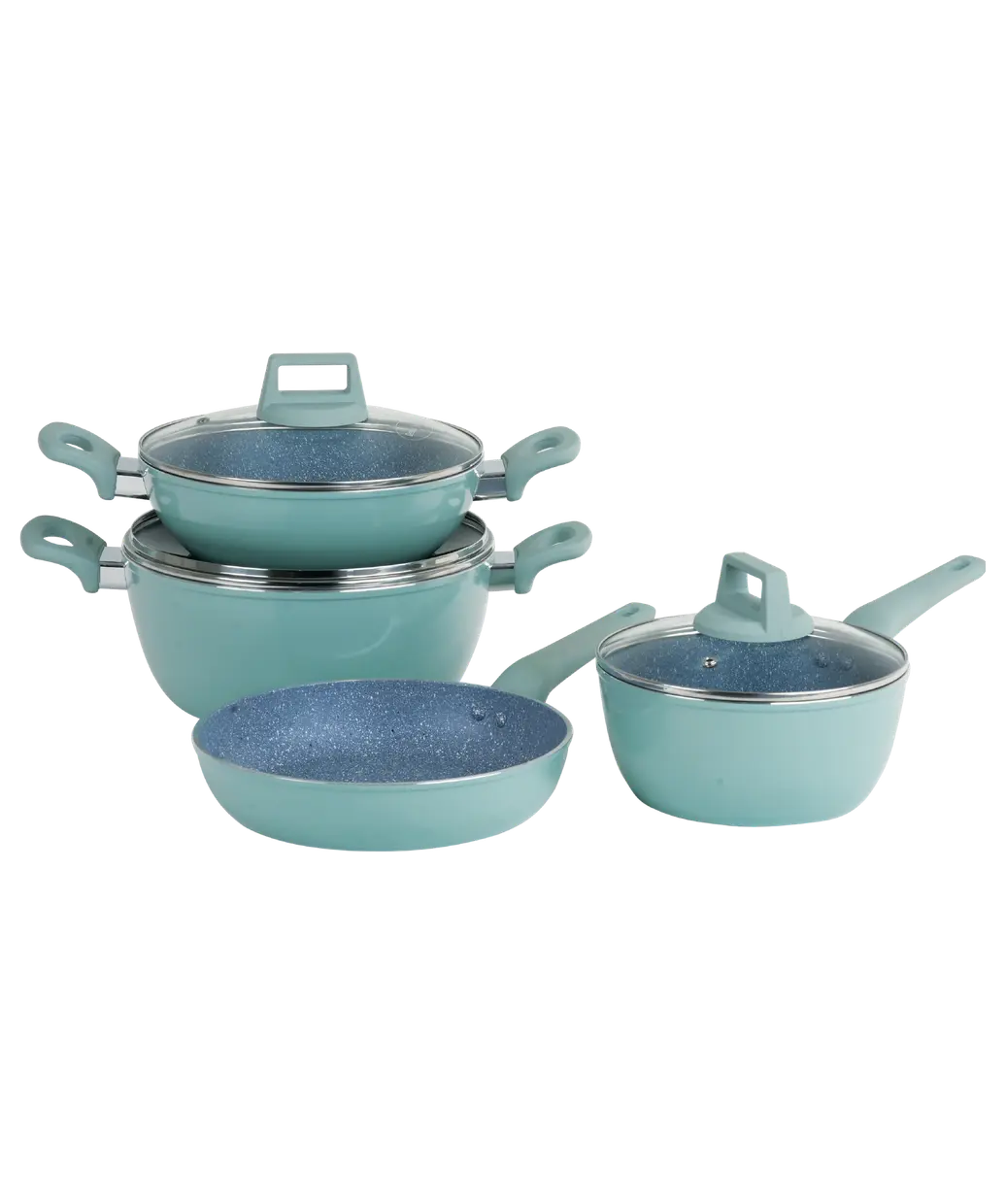 Singer Ember Non-Stick Cookware Set - 7 Pcs | GFTBOX7-G
