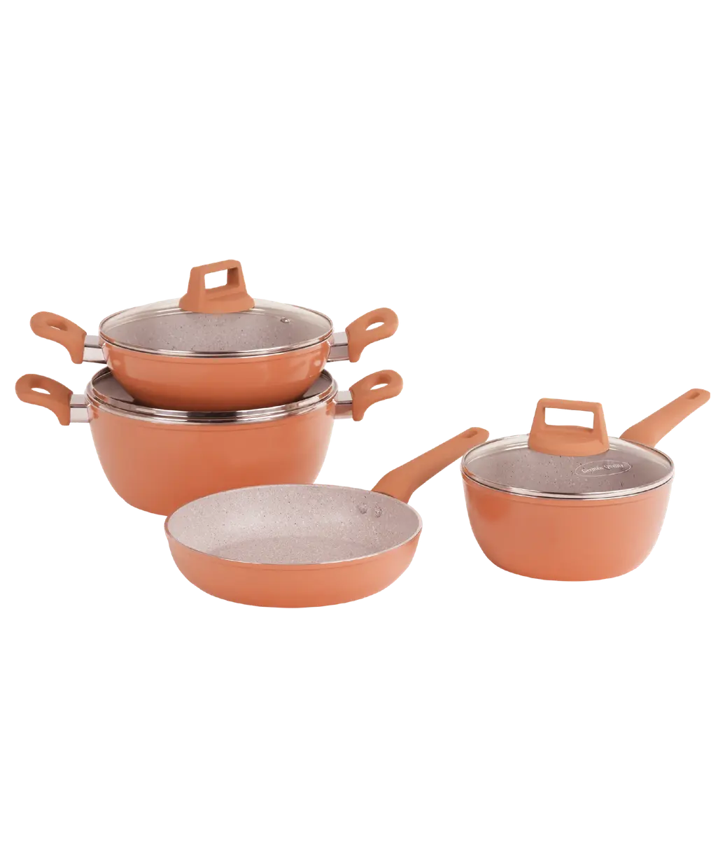 Singer Ember Non-Stick Cookware Set - 7 Pcs | GFTBOX7-B