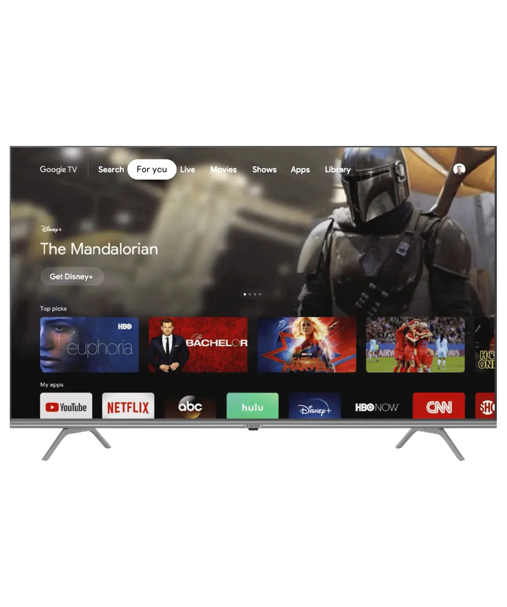 Singer Frameless 4K Google TV | SLE43G22GOTV