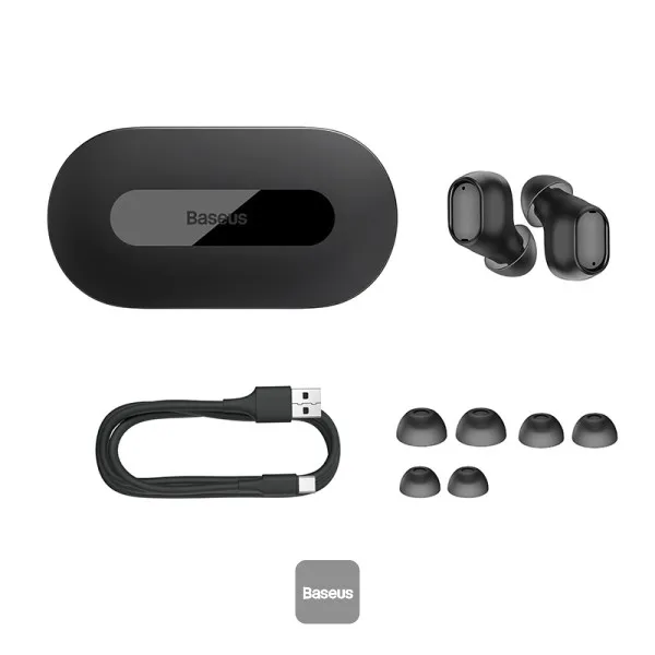 Baseus Bowie EZ10 True Wireless Earphones Black  A00054300116-Z1