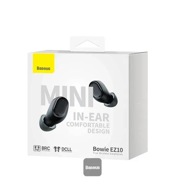 Baseus Bowie EZ10 True Wireless Earphones Black  A00054300116-Z1