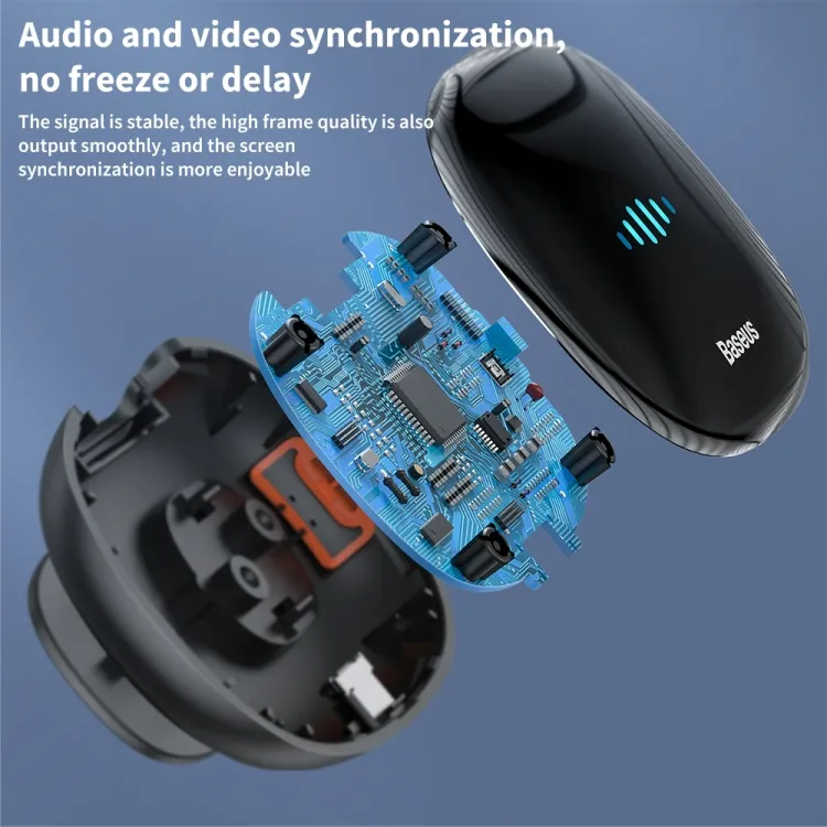 Baseus Meteorite Shimmer Wireless Display Adapter 2.4G+4K@30Hz  B00433402111-00