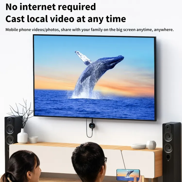 Baseus Meteorite Shimmer Wireless Display Adapter 2.4G+4K@30Hz  B00433402111-00