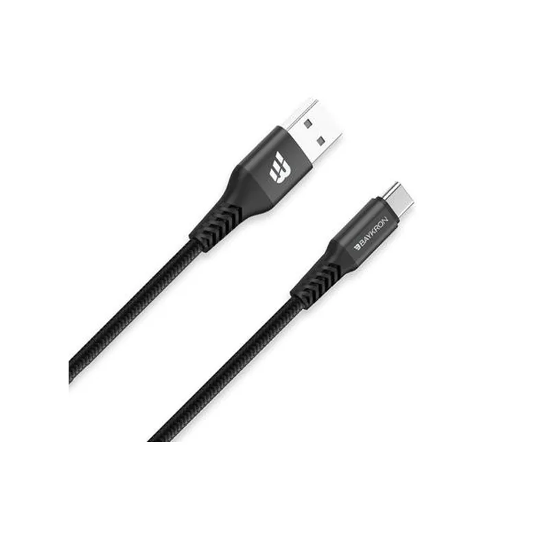 Baykron BA-TC-F-BLK 3.0 Cable Type C 3M Black