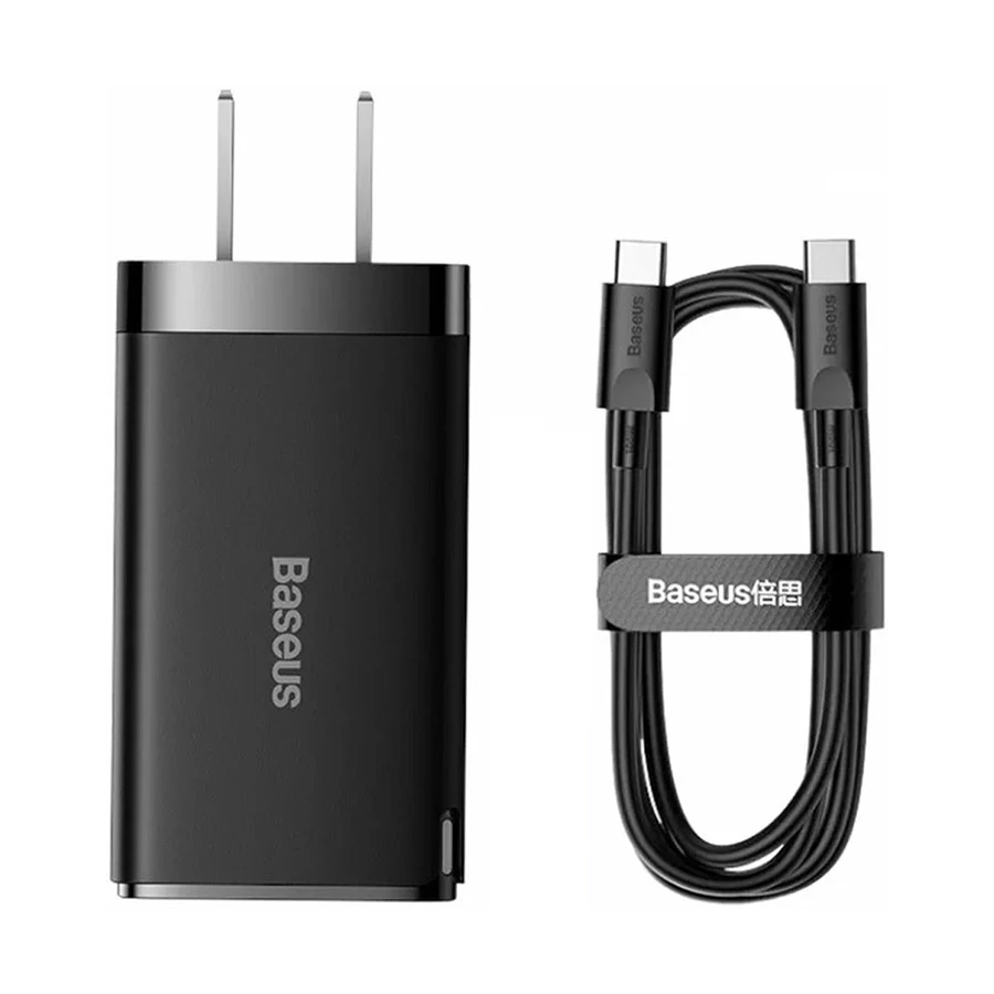 Baseus GaN5 Pro Fast Charger 2C+U 65W CN Black  CCGP120001