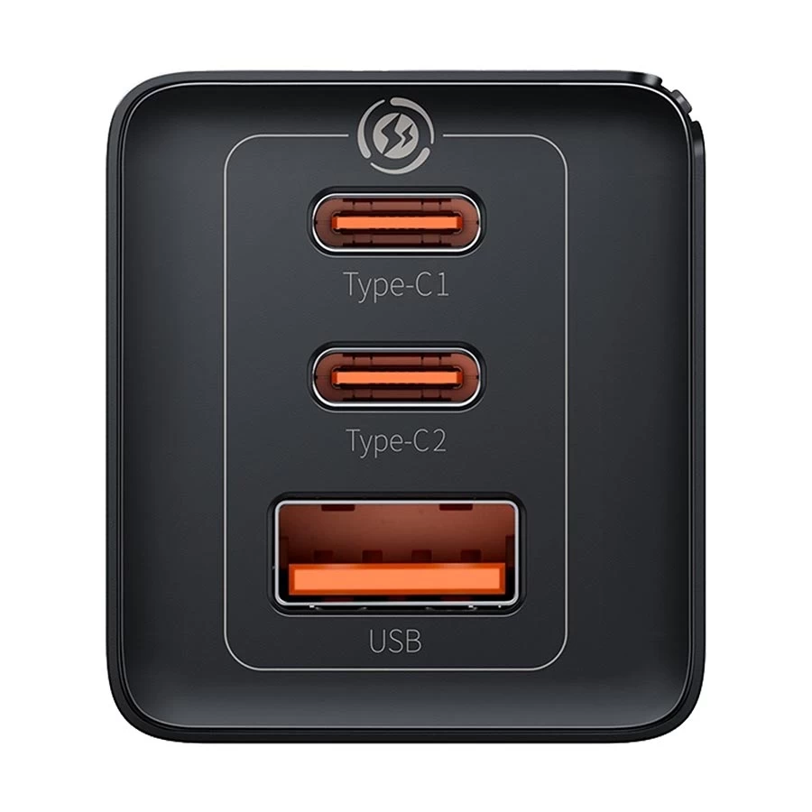 Baseus GaN5 Pro Fast Charger 2C+U 65W CN Black  CCGP120001