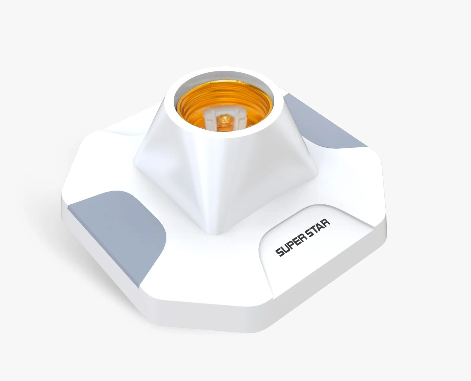 SUPER STAR ROUND COMBO HOLDER-GOLDEN