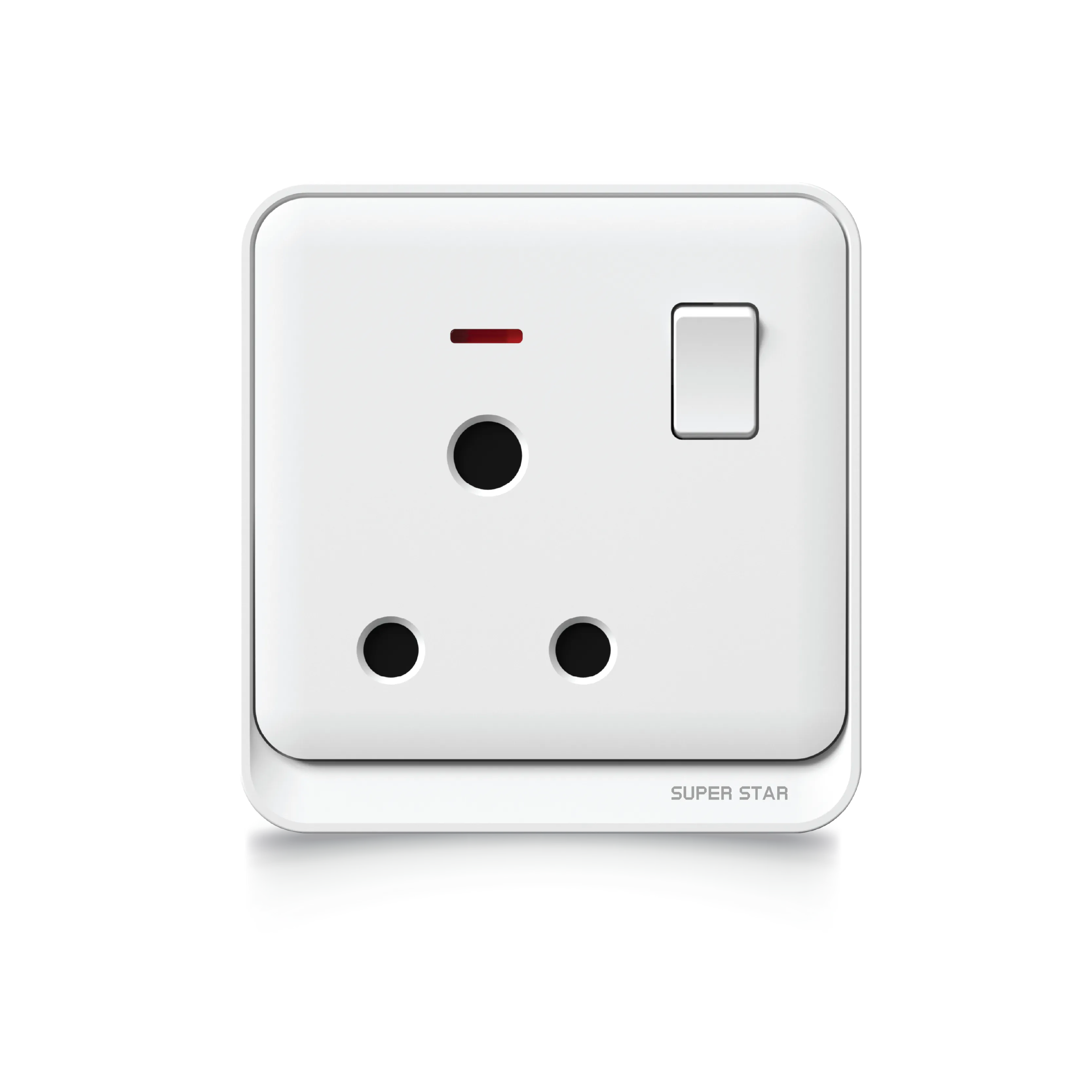 Super Star Glow White Series Switch Sockets