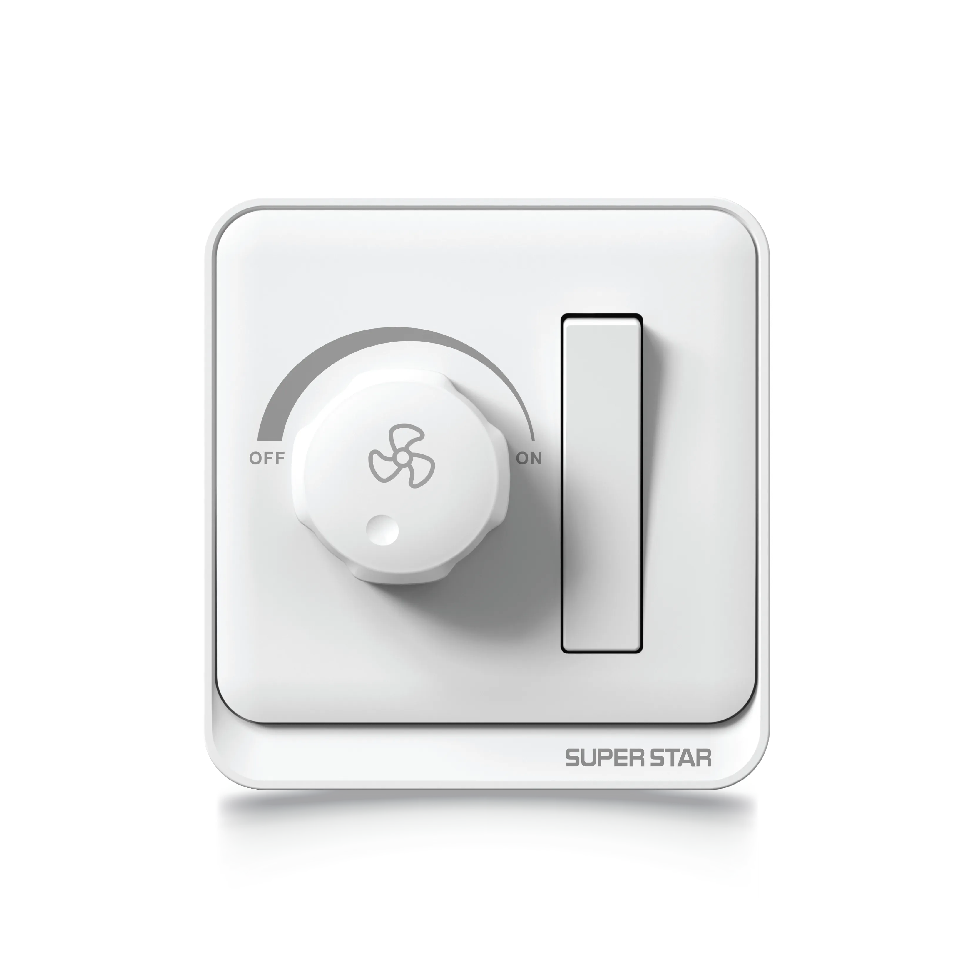 Super Star Glow White Series Switch Sockets