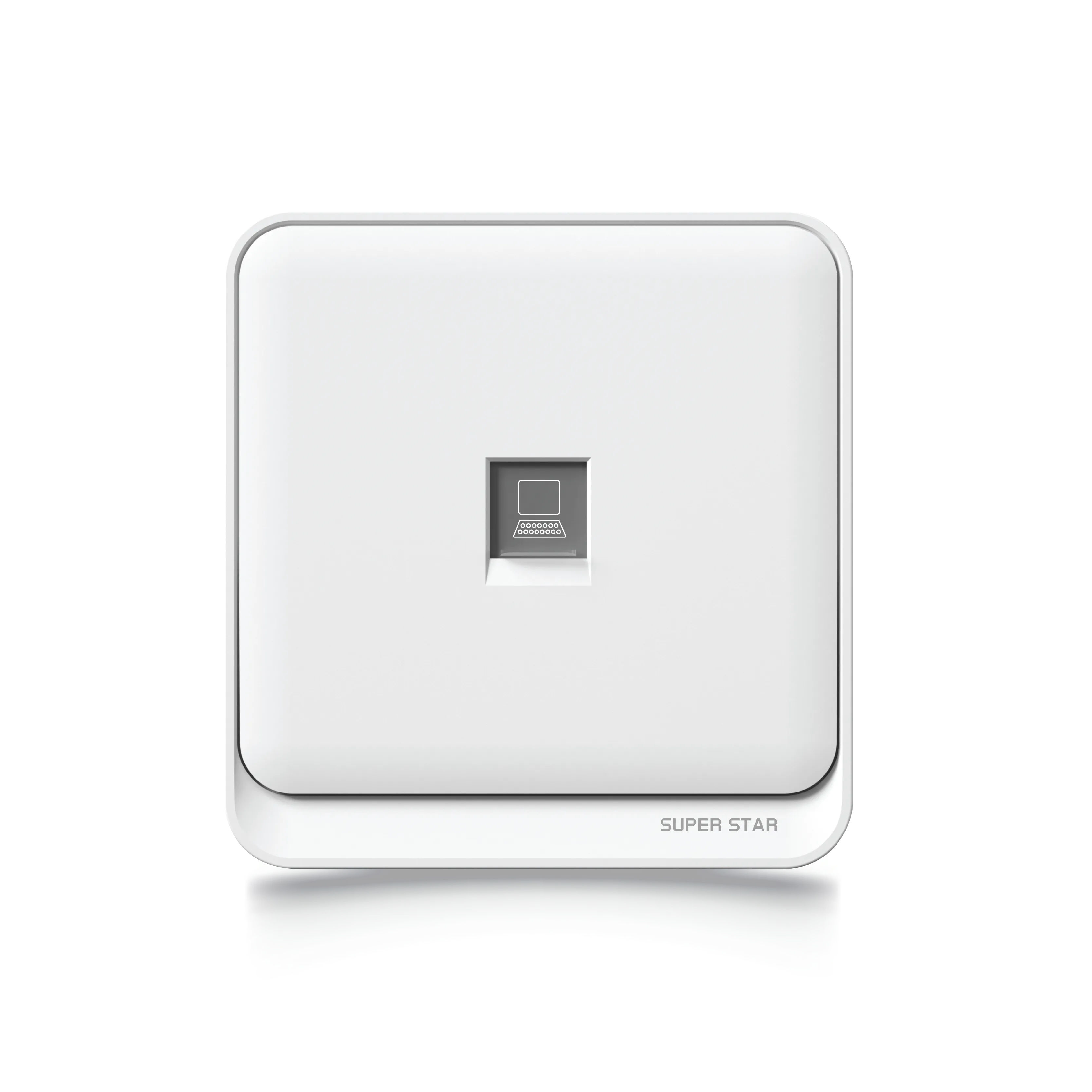 Super Star Glow White Series Switch Sockets