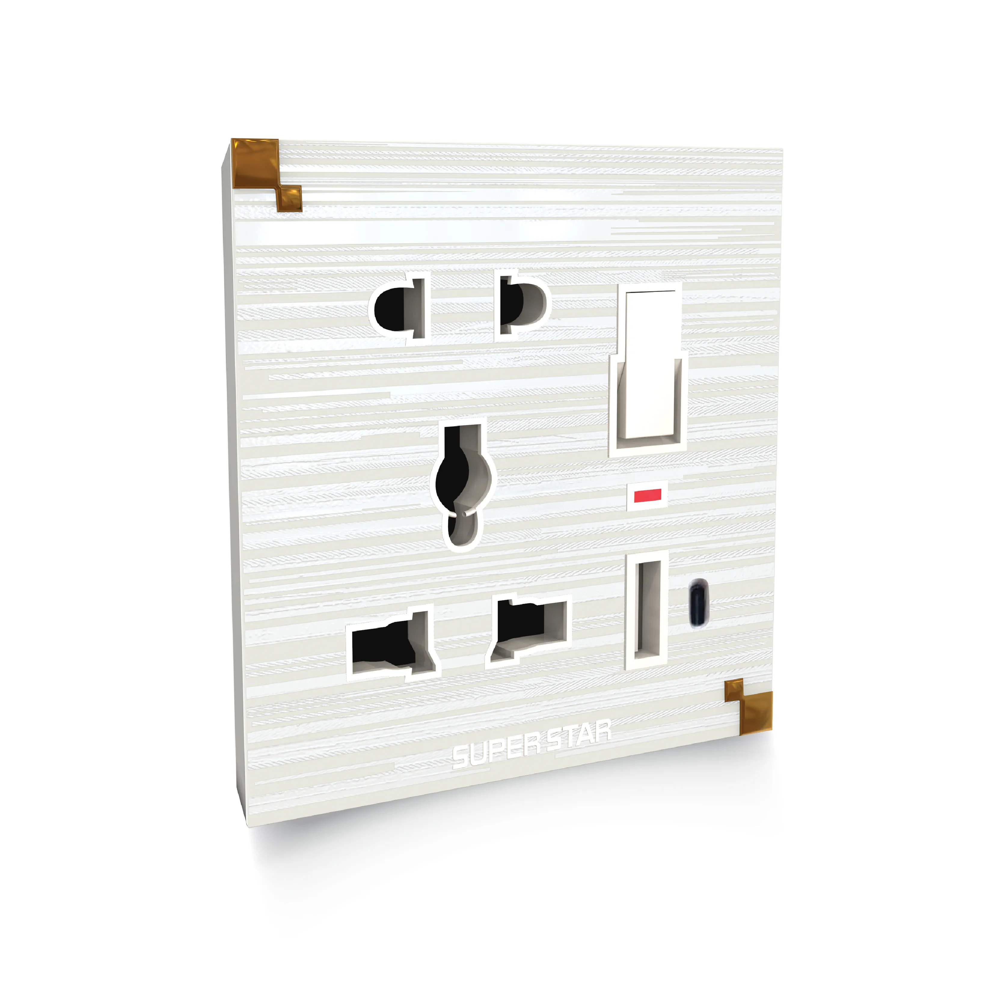 Super Star Marble Series Switch Sockets