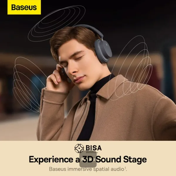 Baseus Bowie D05 Wireless Bluetooth Headset Grey  NGTD020213