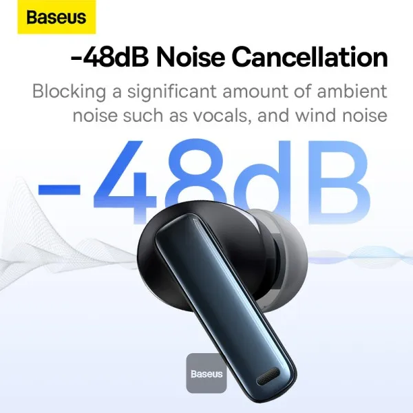 Baseus Bowie M2s True Wireless Earphones Cluster Black  NGTW350101