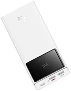 Baseus Digital Display Fast Charging Power Bank 20000mAh 30W Moon White  P10022904213-00