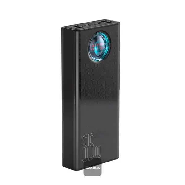 Baseus Amblight Digital Display Quick Charge Power Bank 30000mAh Black PPLG-A01
