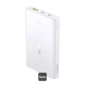 Baseus Qpow Pro Digital Display Fast Charge Power Bank 10000mAh 20W iP Edition White Overseas Edition  PPQD060002