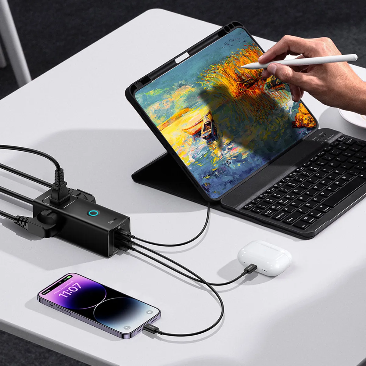 Power Combo Power Strip 3AC+1U+2C 20W Lite US  PSLA030301