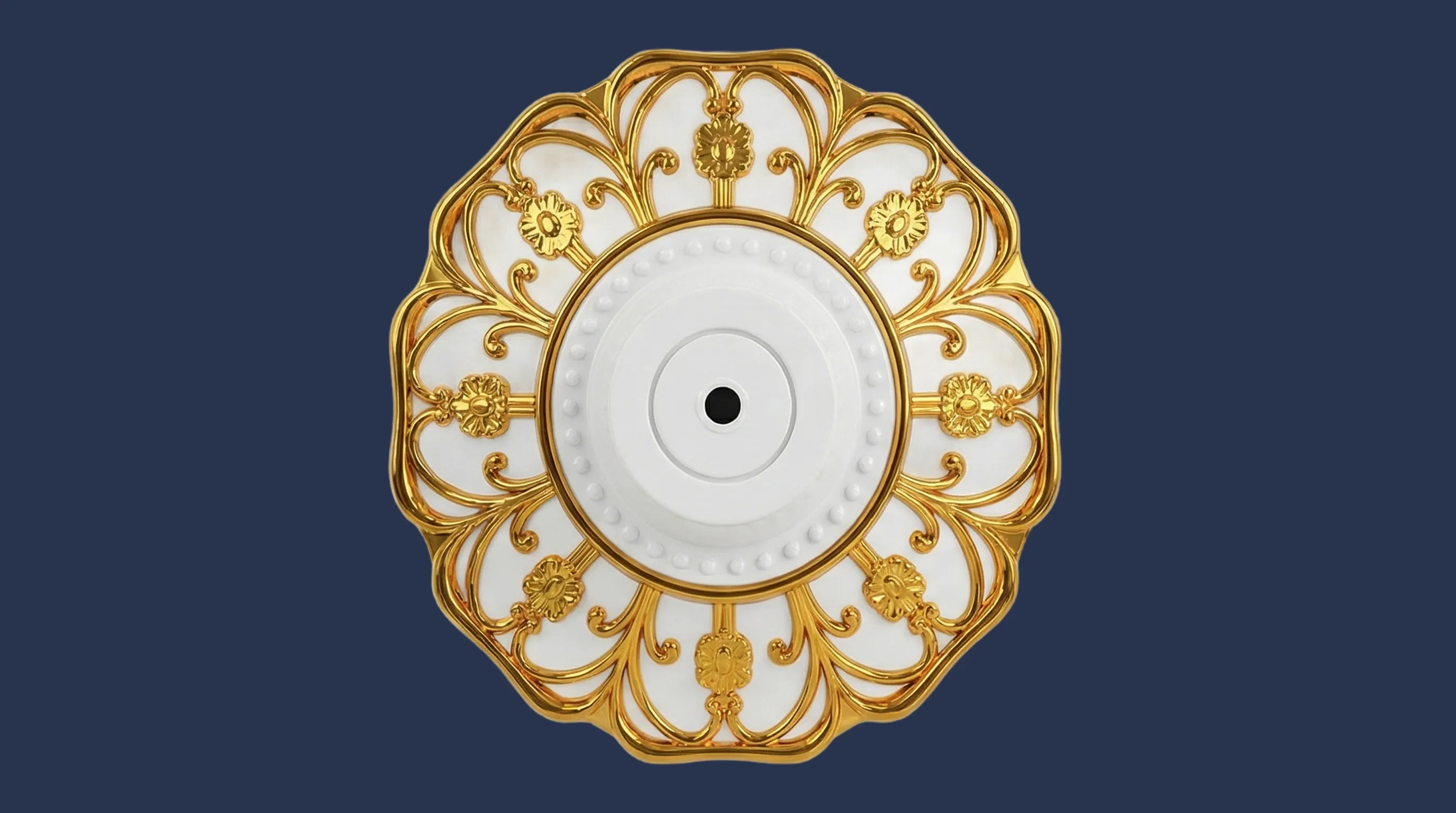 Roots Decorative Ceiling Rose- Golden