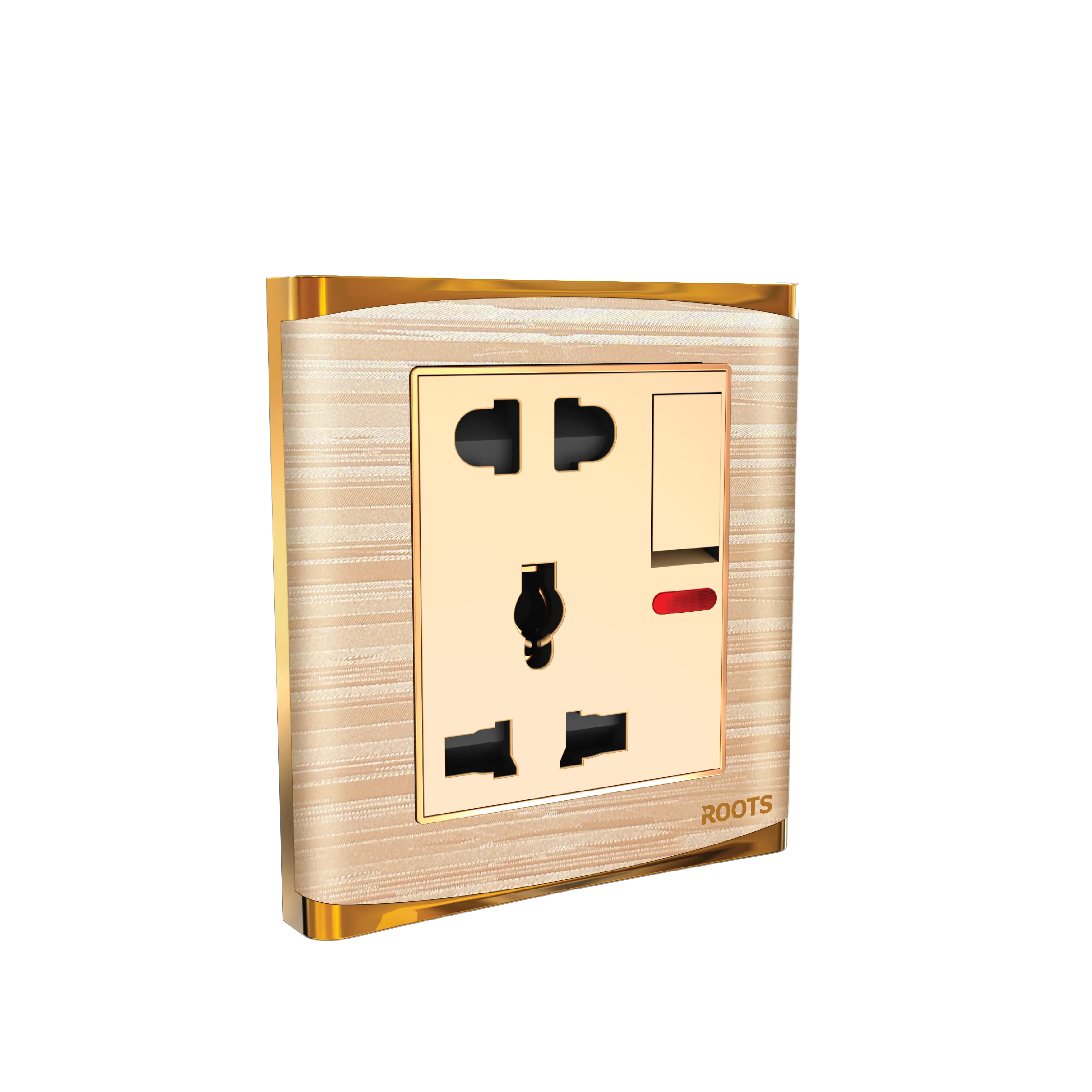 Roots Royal Gold Series Switch Sockets