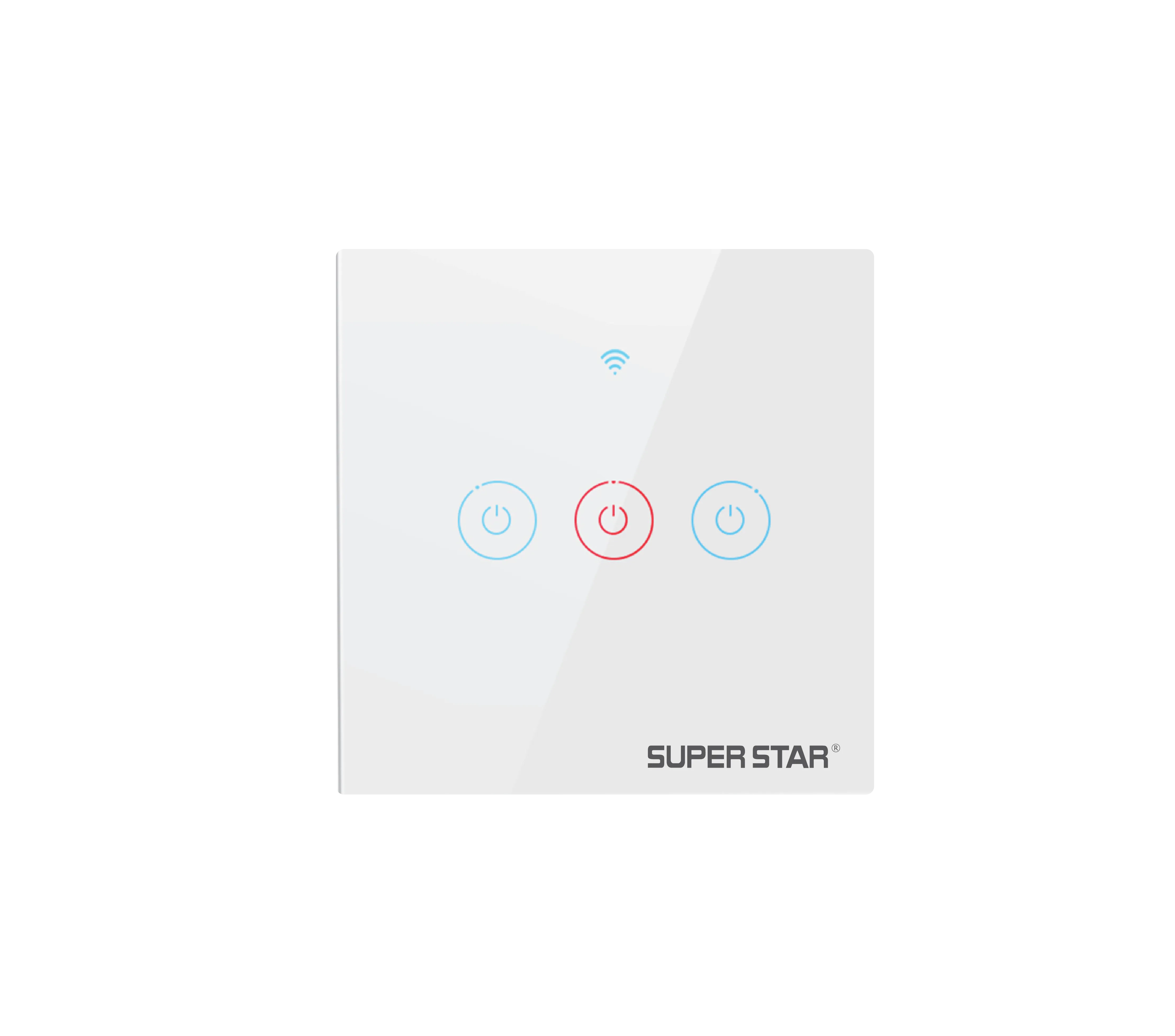 Smart Zen WIFI Touch 3 Gang Switch (White)