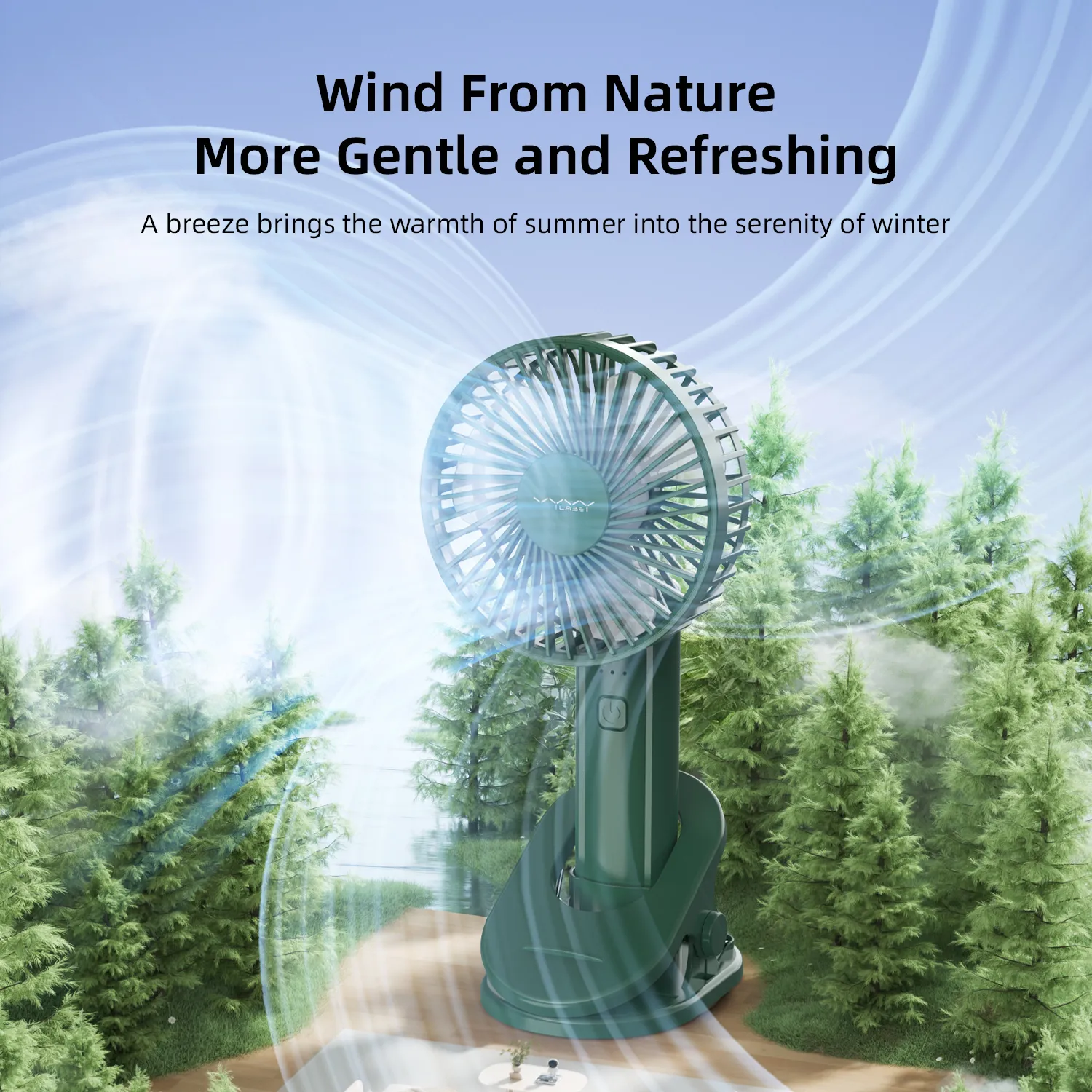 Vyvylabs D02 Handheld Foldable Clip Fan