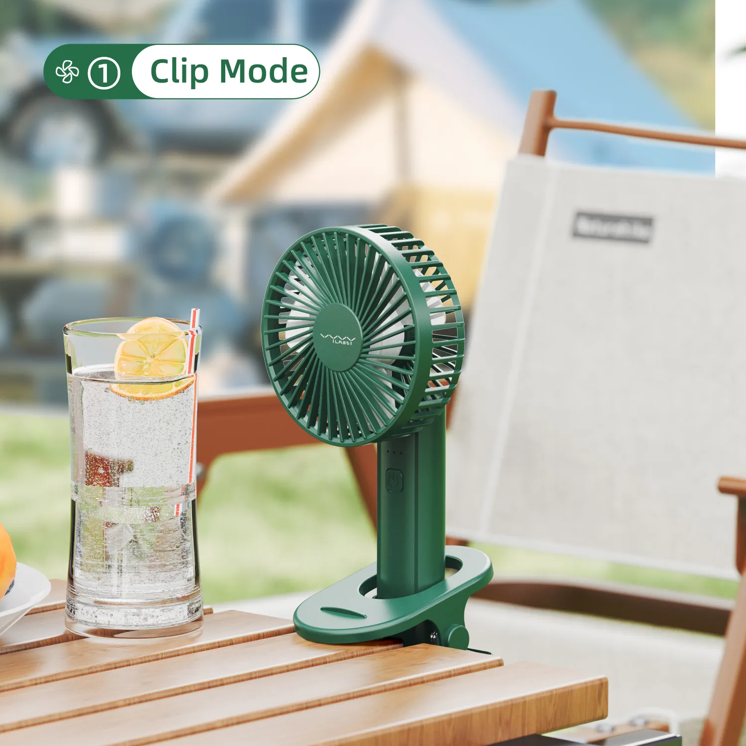 Vyvylabs D02 Handheld Foldable Clip Fan