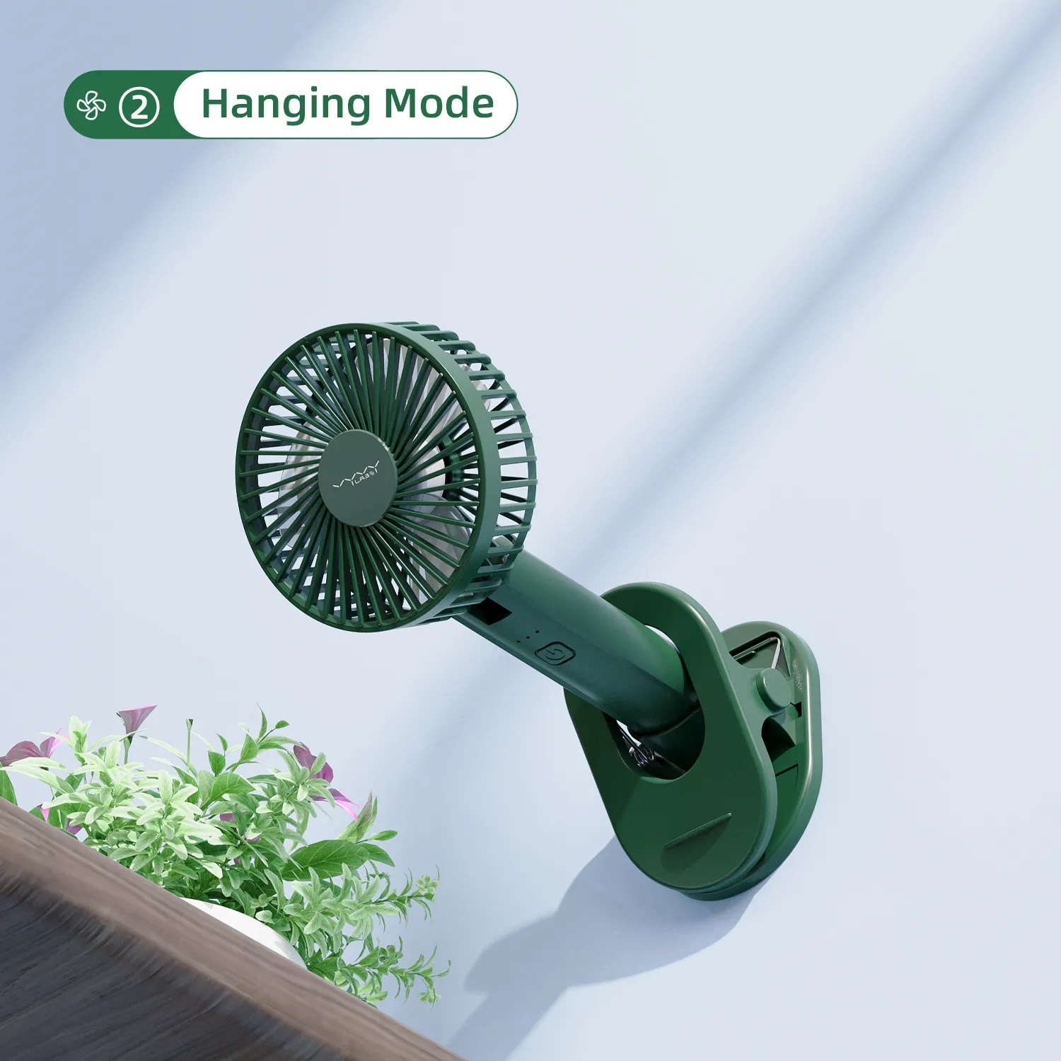 Vyvylabs D02 Handheld Foldable Clip Fan